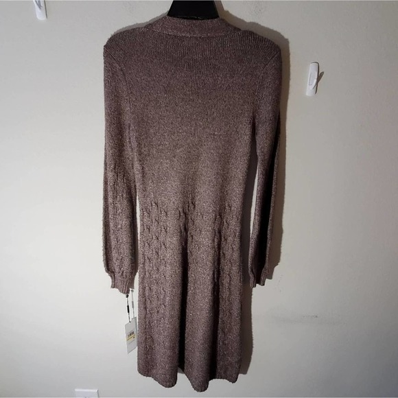 Calvin‎ Klein tie neck lantern sleeve sweater dress size small new!! - Picture 4 of 8